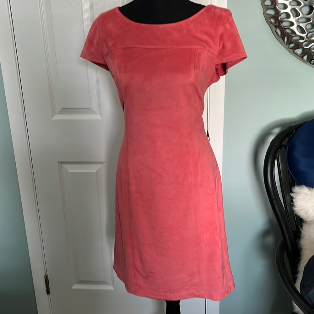 Nanette Lepore faux suede dress